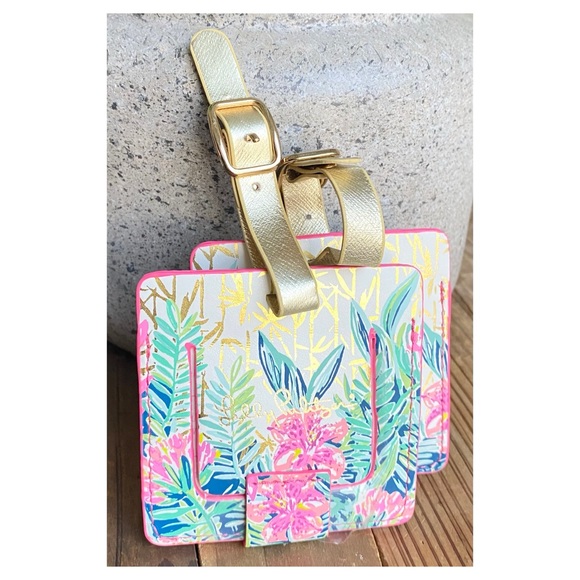 Lilly Pulitzer Accessories Lilly Pulitzer Luggage Tags 2 Poshmark
